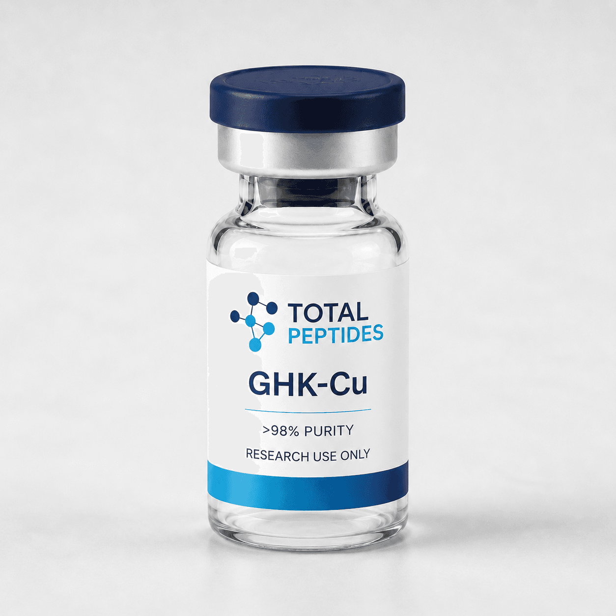 GHK-Cu research-grade peptide vial