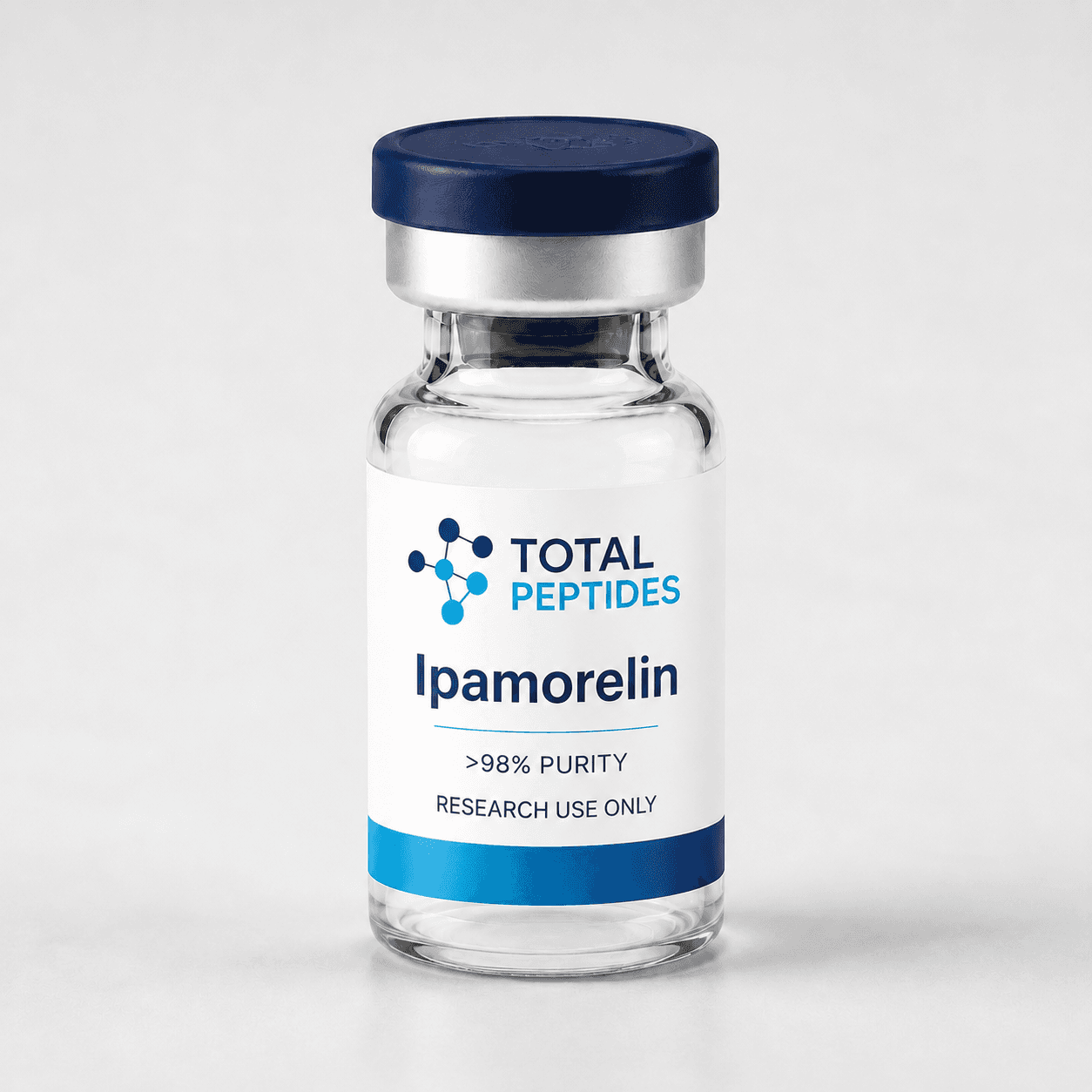 Ipamorelin research-grade peptide vial